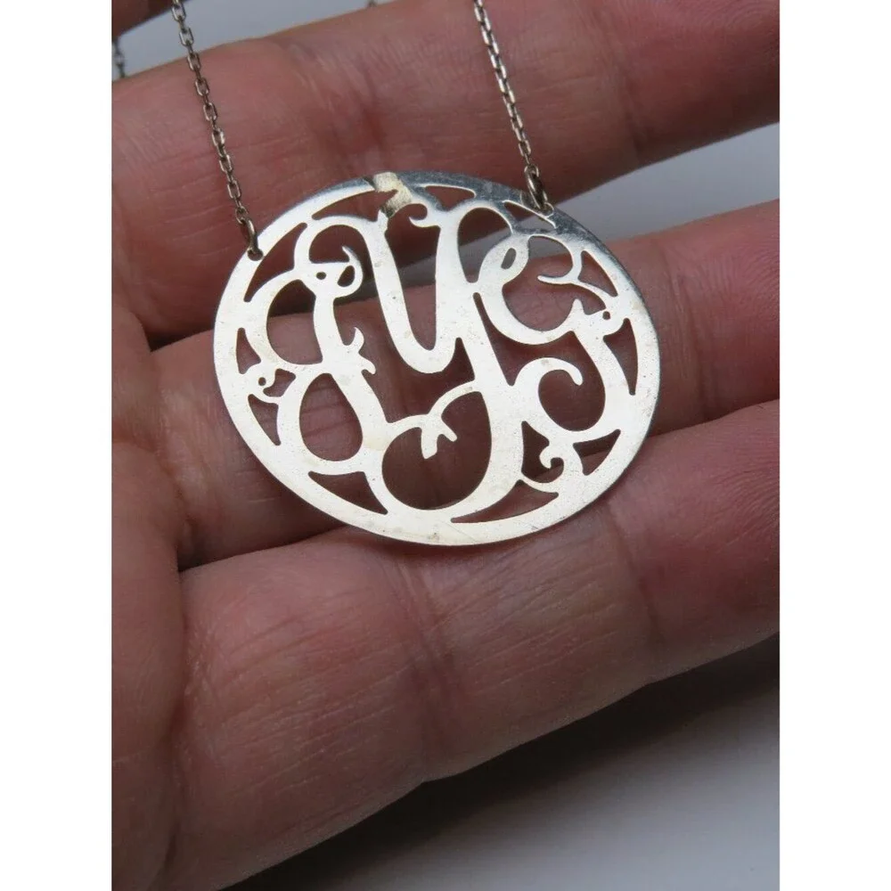 14k Initial J-Y-G Nameplate
